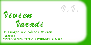 vivien varadi business card