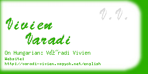 vivien varadi business card